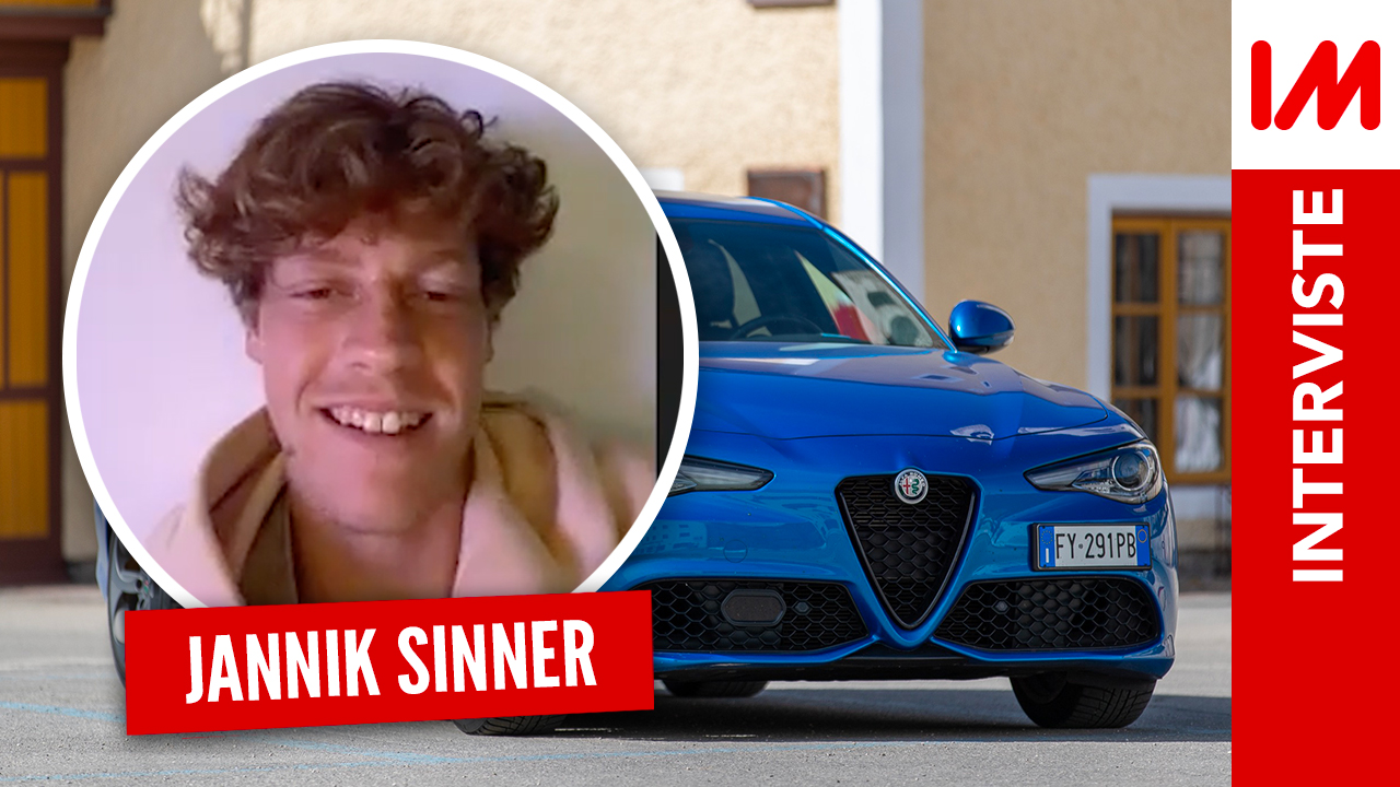 Alfa Romeo Giulia: provata anche da Jannik Sinner